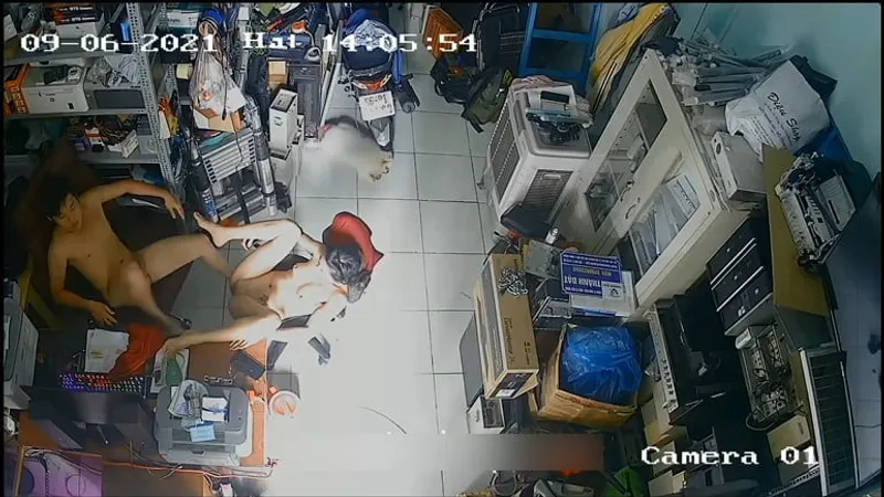 Vợ yêu người chồng làm tình nhau trong của chuối máy tính